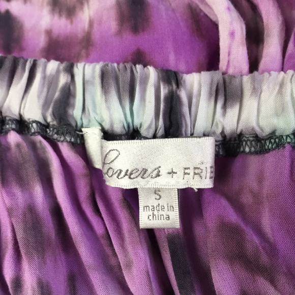 Lovers + Friends tie dye criss-cross maxi dress S - Picture 6 of 7